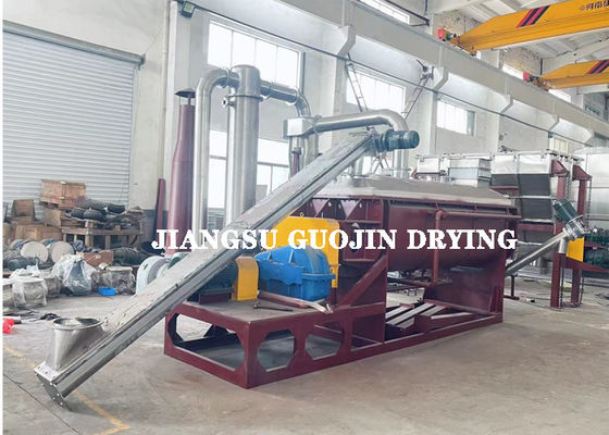 KJG-20 PLC/buton Control Continuous Hollow Paddle Dryer 10 min Czas suszenia