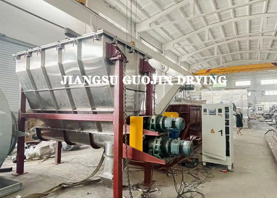 KJG-20 PLC/buton Control Continuous Hollow Paddle Dryer 10 min Czas suszenia