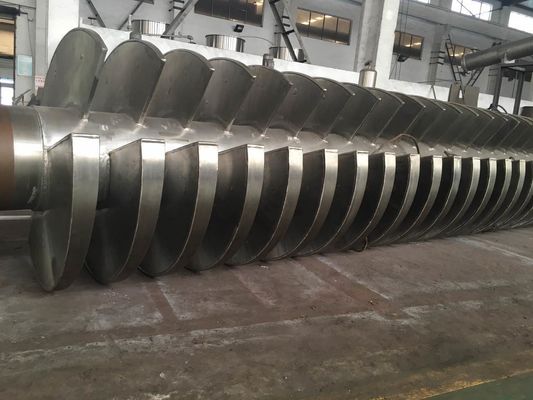 hollow paddle dryer in SUS304, carbon steam ,with steam ,hot water,conduct oil drying steam ,drying paste material