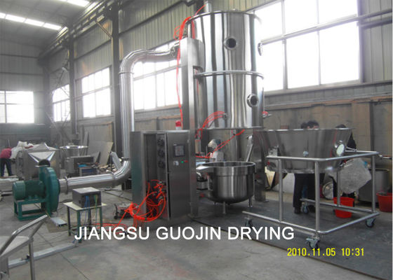 FL-60 Stal nierdzewna Farmaceutyczny PLC Fluidized Bed Spray Granulacja 11kw