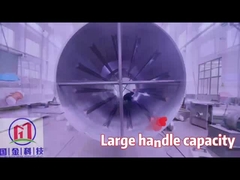 Mechaniczna konstrukcja Suszarka obracająca szczątki drewna 3t/h